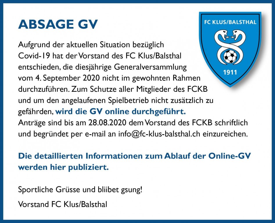 FCKB GV 2020 Infobanner Web