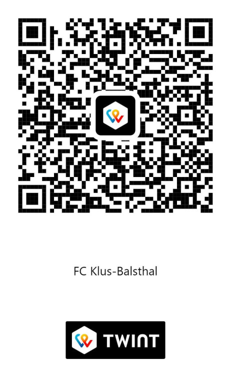 QR code Hauptkonto FC Klus Balsthal
