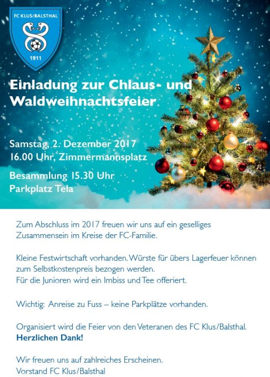 Waldweihnacht 2017