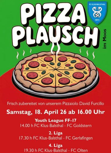 18.04.2026 - Pizza Plausch im Moos